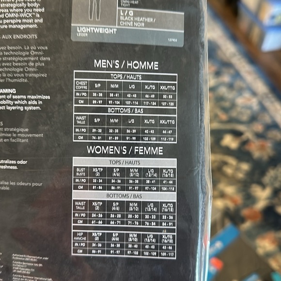 NWT Columbia lightweight Baselayer - Picture 5 of 7